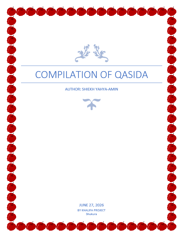 Qasida Compilations